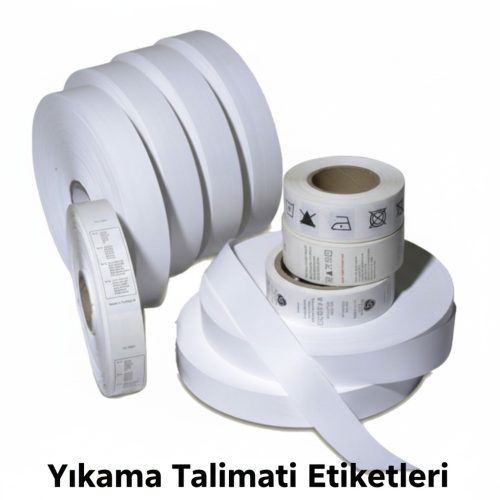 YIKAMA TALİMATI ETİKETLERİ